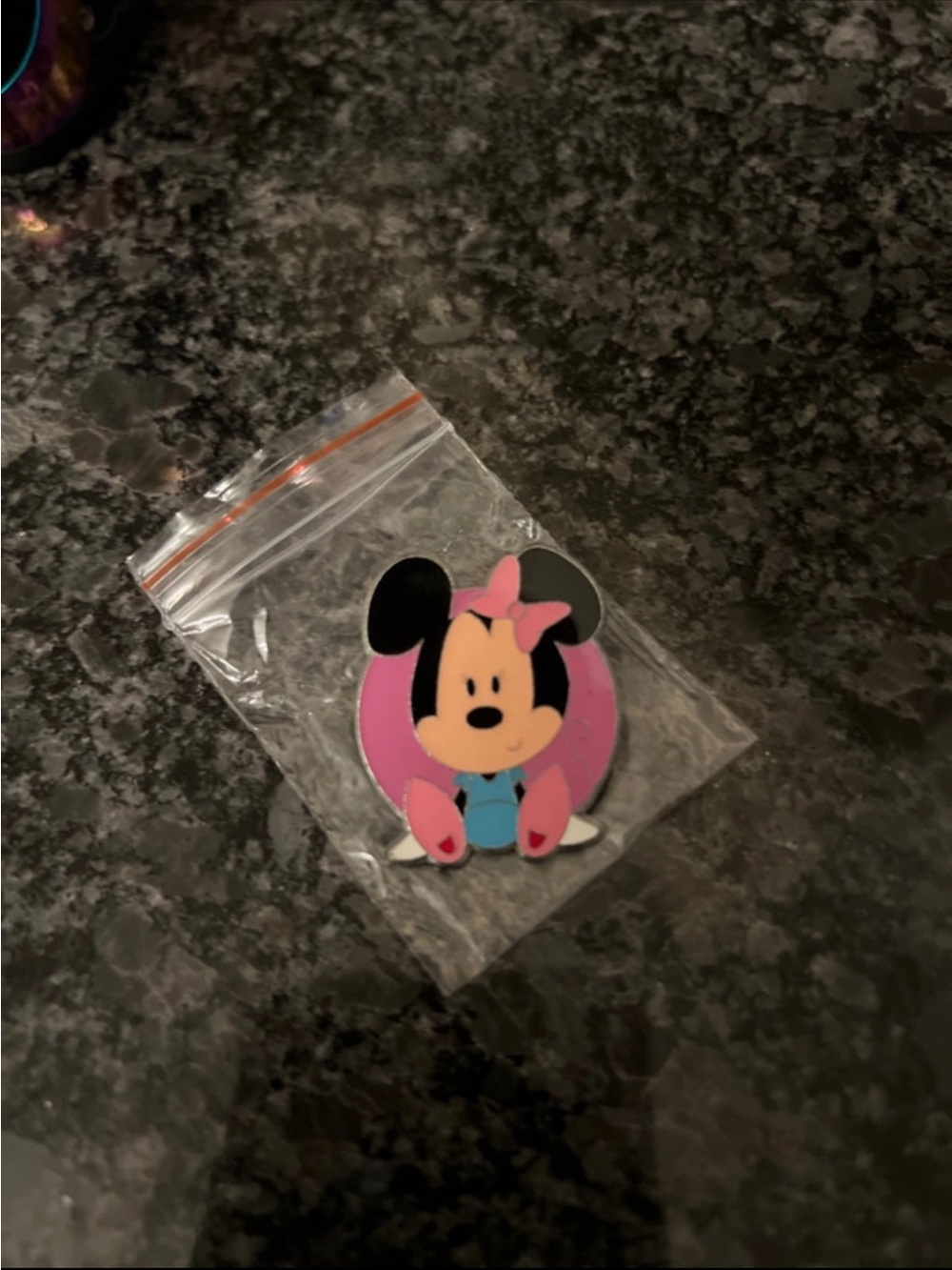 Disney Pink Minnie Mouse Enamel Pin